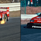Skyline Group C car, left. Skyline Super Silhouette car, right. Both are pictured at the 1983 RRC Tsukuba Champions Race. Photo: Nissan